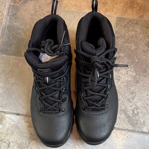 Columbia Men's Black Waterproof Lace-Up Hiking Boots